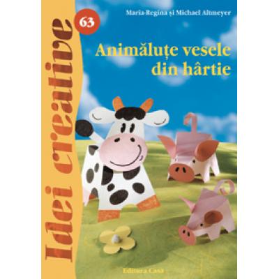 Animalute vesele din hartie